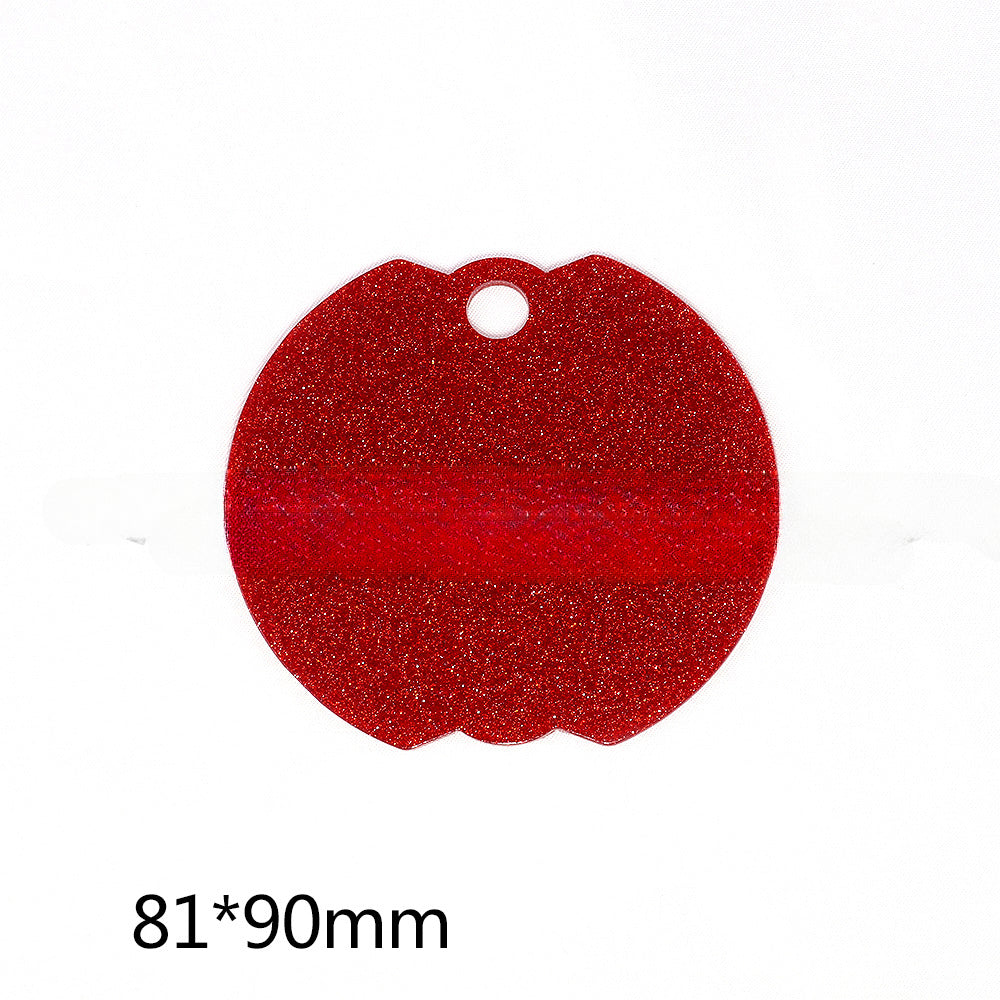 Wholesale 10pcs Hot Cup Lid Pendant DIY Acrylic Glitter Patch
